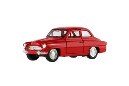 Auto Welly Škoda Octavia 1959 kov/plast 11cm 1:34-39 na volný chod 4 barvy v krabičce 15x7x7cm