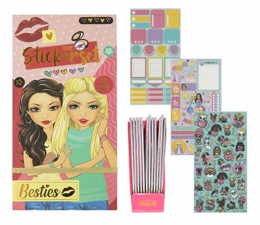 Mikro kniha samolepek Besties 23x12cm 20listů