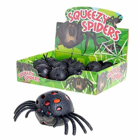 Mikro squeezy spiders pavouk strečový 8cm