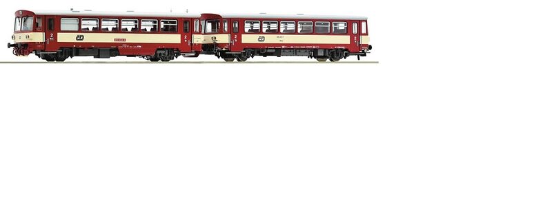 Roco Dieselový motorový vůz 810 458-0 s přívěsem, ČD - 70376