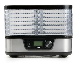 Sušička ovoce - digitální - DOMO  DO42601S, Příkon: 350 W, Počet plat: 7, Časova