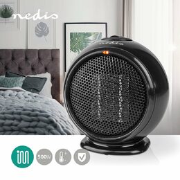 Nedis HTFA15BK keramický teplovzdušný ventilátor 500W