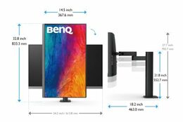 BenQ LCD PD2706UA 27" IPS/3840x2160/5ms/DP/HDMI/6xUSB/USB-C/výškově nastavitelný