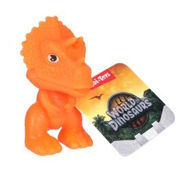 Dinosaurus gumový 8cm 5 druhů 12ks v boxu