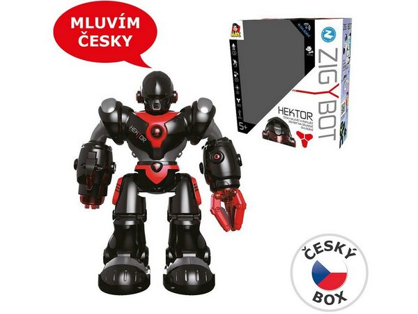 Robot MaDe Hektor mluví česky a rapuje 35 cm