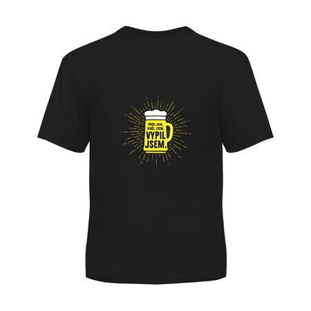 Pánské tričko - Přišel jsem, viděl jsem, vypil jsem, vel. XL
