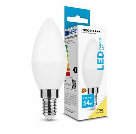 Modee E14 7W svíčka LED teplá 2700K
