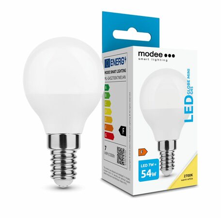 Modee E14 7W mini globe LED teplá 2700K