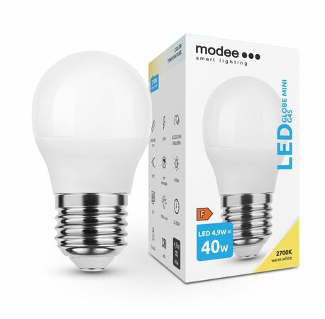 Modee E27 4,9W mini globe LED teplá 2700K