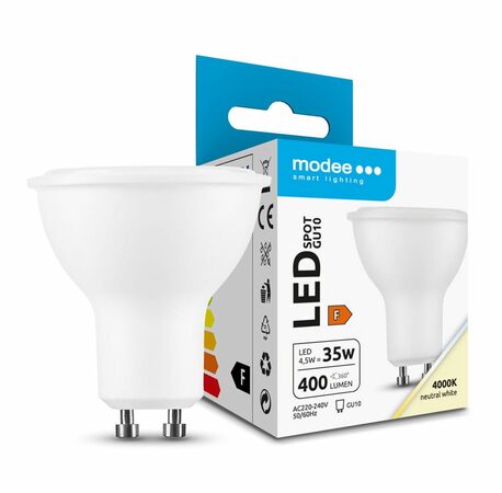 Modee GU10 4,5W LED studená 4000K