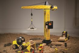 Tidlo Dřevěný jeřáb Poškozený obal