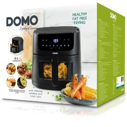 Horkovzdušná fritéza 6 l s průzorem - DOMO DO540FR, Objem: 6 l, Příkon: 1500 W