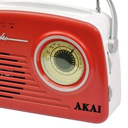AKAI APR-11R RED Rádio v retro stylu