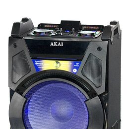 Reproduktor AKAI, DJ-S5H, přenosný, bluetooth, LED displej, dálkové ovládání,
b