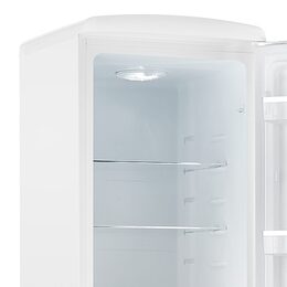 Kombinovaná lednice Severin, RKS 8925, retro styl, bílá, 244 l, 188 kWh/rok, 43
