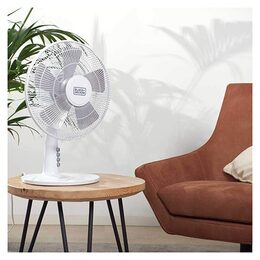 Ventilátor Black+Decker, BXEFD40E, stolní, 3 stupně rychlosti, funkce oscilace a