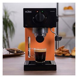 Kávovar Solac, CE4503, Espresso Squissita Orange, nerez, objem 1,5 L,
automatic