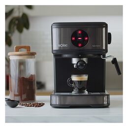 Espresso Solac, CE4498, 20 barů, dotykové ovládání, systém Extra Cream,
automat