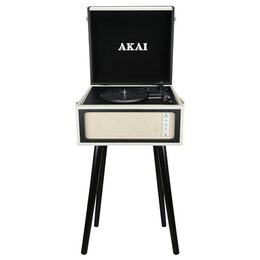 Gramofon AKAI, ATT-100BT, retro, stojanový, 3 rychlosti, Bluetooth 5.0, USB,
čt