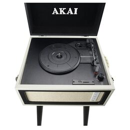 Gramofon AKAI, ATT-100BT, retro, stojanový, 3 rychlosti, Bluetooth 5.0, USB,
čt