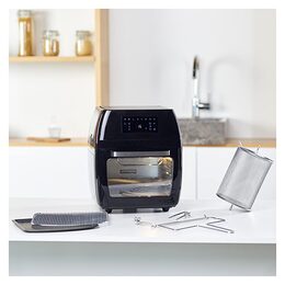 Fritéza Black+Decker, BXAFO1200E, horkovzdušná, digitální dotyková obrazovka,
k