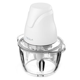 Sekáček potravin Tesla, FC302W, nádoba 1 L, nerezové čepele, 400 W