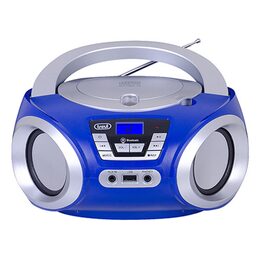 Přehrávač Trevi, CMP 544 BL, přenosný, CD/MP3, CD-RW, FM s RDS, LCD displej, 230