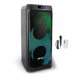 Reproduktor AKAI, Party speaker 260, bluetooth, FM rádio, LED světelné efekty,