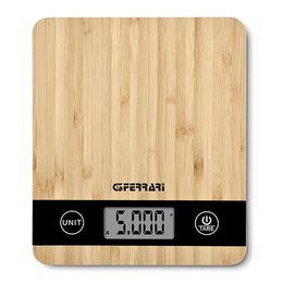 Kuchyňská váha G3Ferrari, G2008700, elektronická, LCD displej, bambusová plocha,