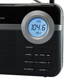 Rádio AKAI, PR006A-471U, přenosné, FM tuner s PLL, LCD displej, AUX-IN, RMS
výk