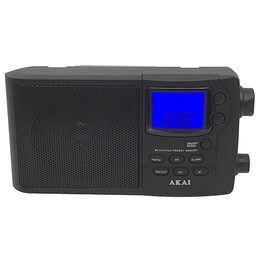Rádio AKAI, APR-2418, přenosné, LCD displej, 0,8 W RMS