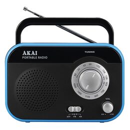 Rádio AKAI, PR003A-410, AM/FM, černá, 1 W RMS