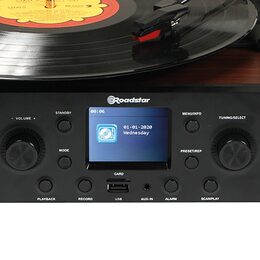 Gramofon Roadstar, TTR-8850, FM/DAB+/RDS, Bluetooth, dálkové ovládání, 2 x 1,5 W