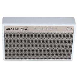 Reproduktor AKAI, M3 SOUL, white, Bluetooth, 2 x USB, 20 W RMS