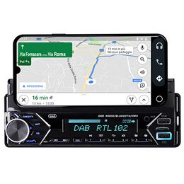 Autorádio Trevi, SCD 5753 DAB, bluetooth, LCD displej, DAB/DAB+/FM, 160 W