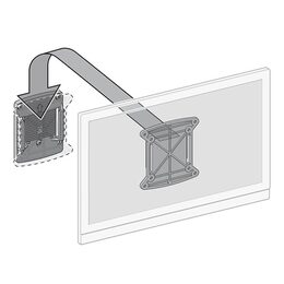 Držák TV Meliconi, 580451, FlatStyle ES100, pro TV 14-25", nosnost do 20 kg