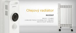Olejový radiátor Concept  RO3307, 1500 W