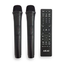 Reproduktor AKAI, DJ-Y8L, Bluetooth, 2 x bezdrátový mikrofon, dálkový ovladač,