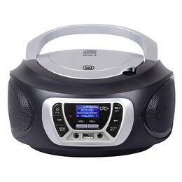 Přehrávač Trevi, CMP 510 DAB BK, přenosné, CD-MP3, CD-R/RW, DAB/DAB+/FM s RDS,