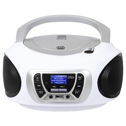 Přehrávač Trevi, CMP 510 DAB WH, přenosné, DAB/DAB+,FM, CD-MP3, CD-R/RW, USB,
d