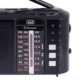 Rádio Trevi, RA 7F20 BT, přenosné, Bluetooth, FM/AM/SW, USB, micro SD karta,
li