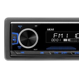 Autorádio AKAI, ACP-400, bluetooth, LCD displej, FM, USB, SD karta, AUX, 4 x 25