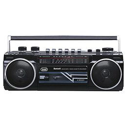 Trevi RR 501 BT Kazetový magnetofon, Radiopřijímač, USB/SD, Bluetooth, černý