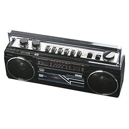 Trevi RR 501 BT Kazetový magnetofon, Radiopřijímač, USB/SD, Bluetooth, černý