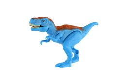 Dinosaurus T-Rex plast 18cm na baterie se zvukem se světlem v krabici 21x15x6,5cm