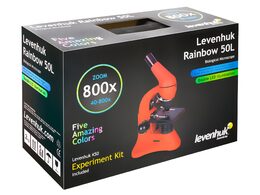 Levenhuk Mikroskop Rainbow 50L Orange