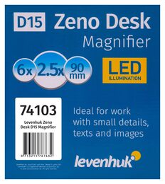 Levenhuk lupa Zeno Desk D15