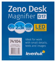 Levenhuk lupa Zeno Desk D17