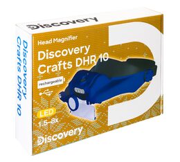Dobíjecí náhlavní lupa Discovery Crafts DHR 10