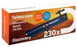 Hvězdářský dalekohled Discovery Spark 114 EQ s knížkou